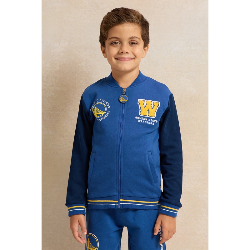 Boys Blue NBA Print Sweatshirt