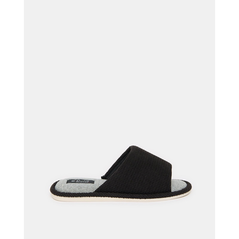 Men Grey And Black Slipper|Small|Medium|Large