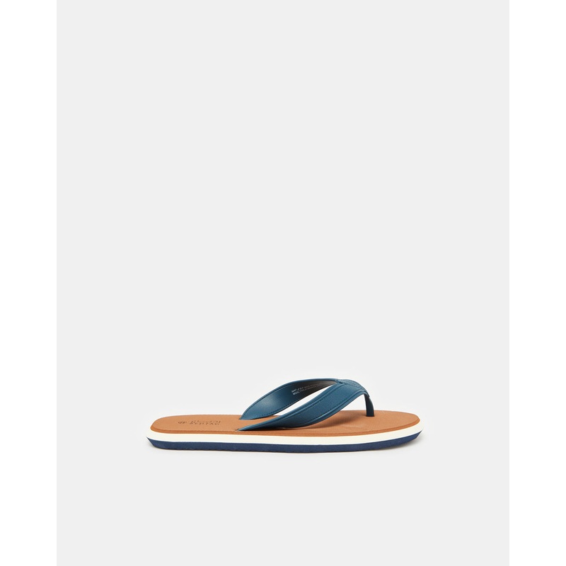 Senior Boys Blue Plain Flip Flop