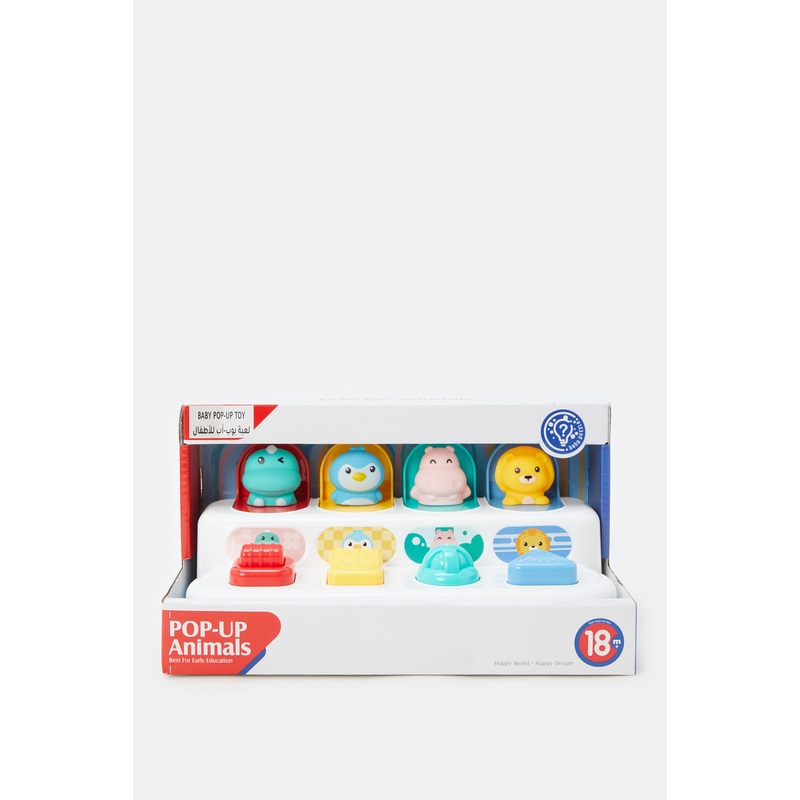 Assorted Baby Pop Up Activity Animal Toy