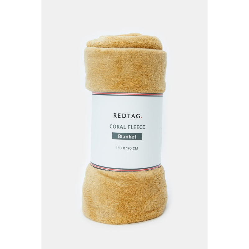 Beige Coral Fleece Blanket|Single
