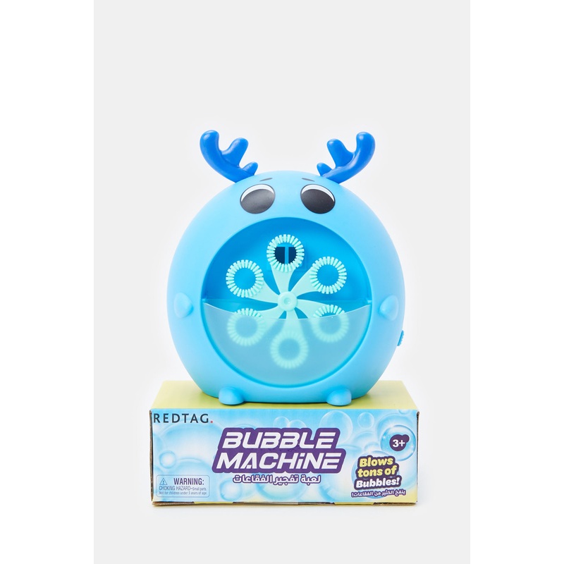 Blue Bubble Machine With 56Ml Bubble Solution