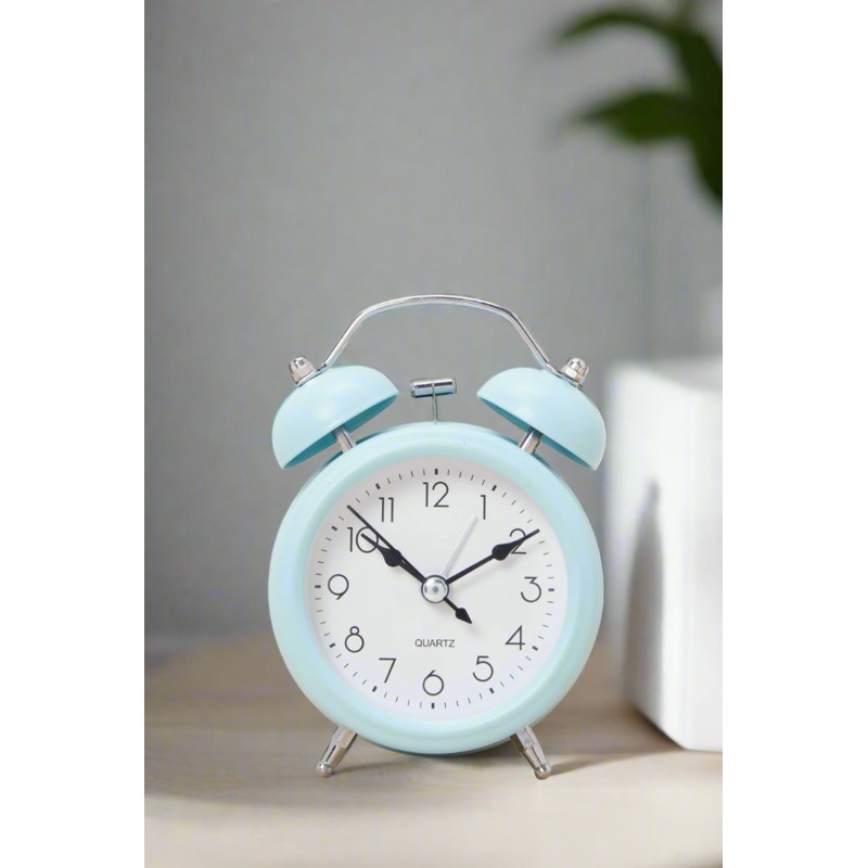Blue Mini Alarm Clock