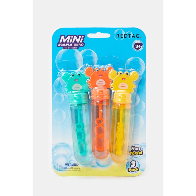 Crab Mini Bubble Wand Set (Pack Of 3)