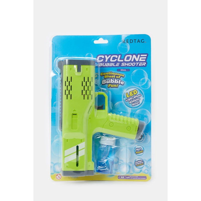 Green Bubble Blaster With 50Ml Bubble Solution