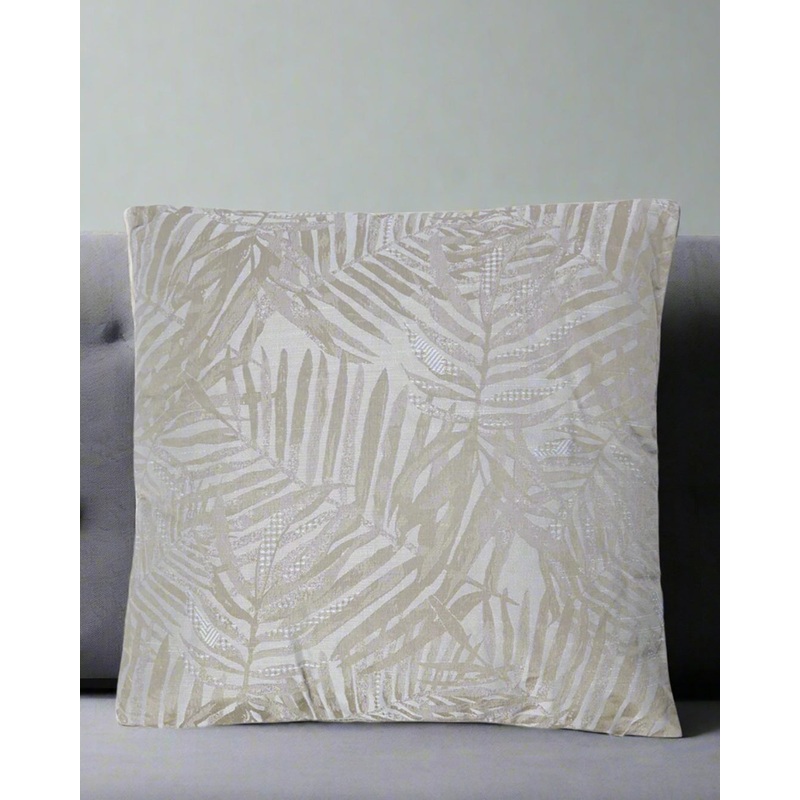 Grey Jacquard Cushion