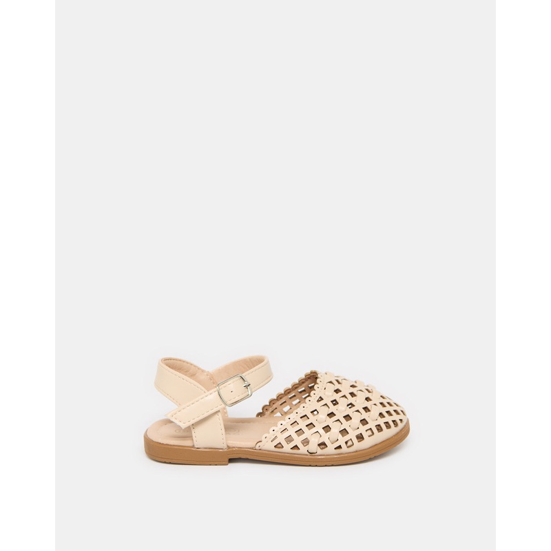 Infant Girls Beige Fisherman Sandals