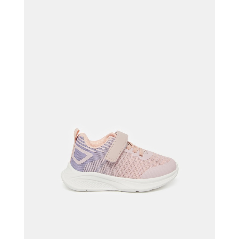 Infant Girls Pink Velcro Trainer