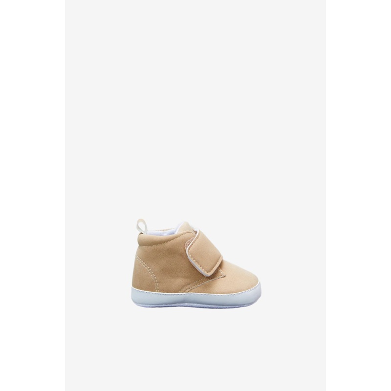 Infants Brown High-Cut Pram Shoe