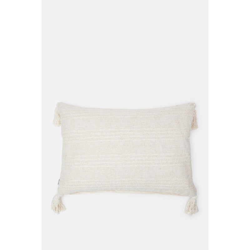 Ivory Embellished Cushion