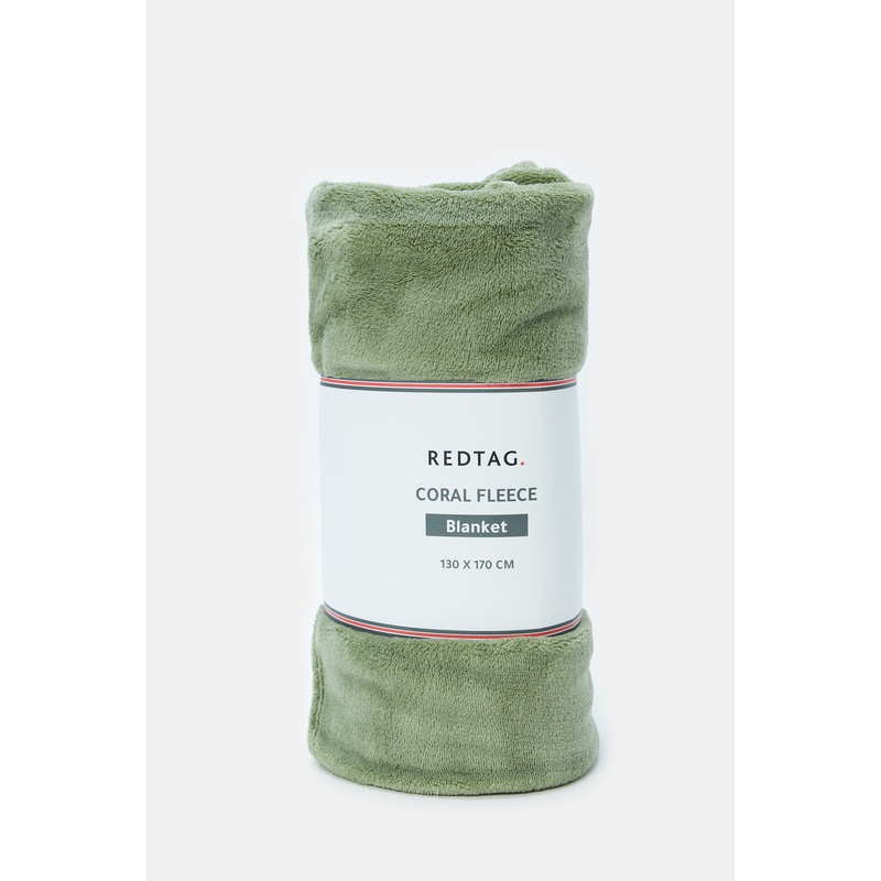 Mint Coral Fleece Blanket|Single