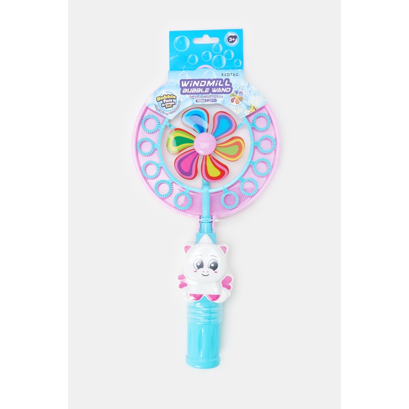 Purple Unicorn Bubble Windmill