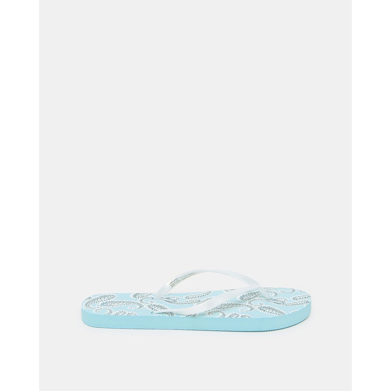 Women Blue Printed Flip Flop|EU36|EU37|EU38|EU39|EU40|EU41