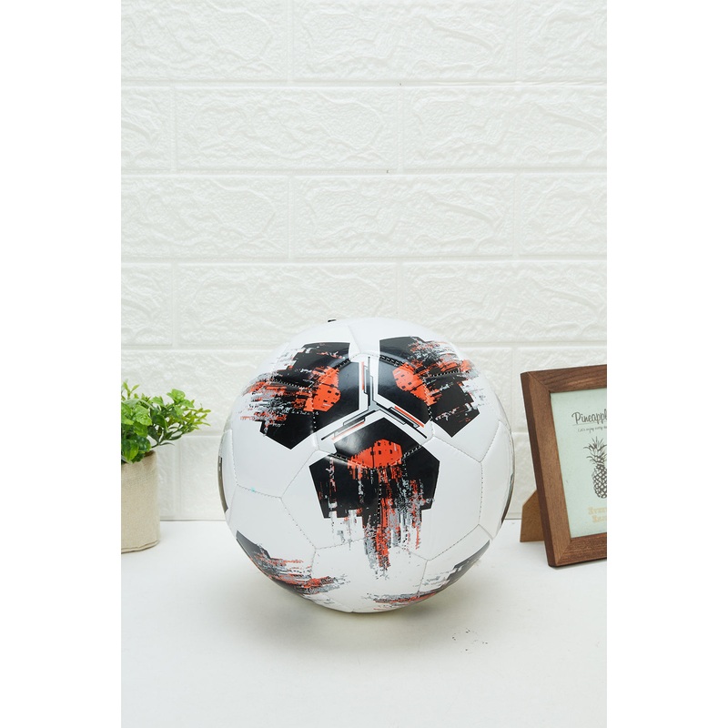 Red And Black Printed Football
