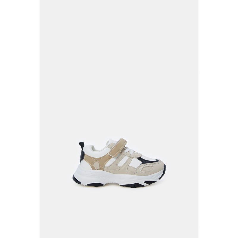 White Color Block Trainer|EU20|EU21|EU22|EU23|EU24|EU25