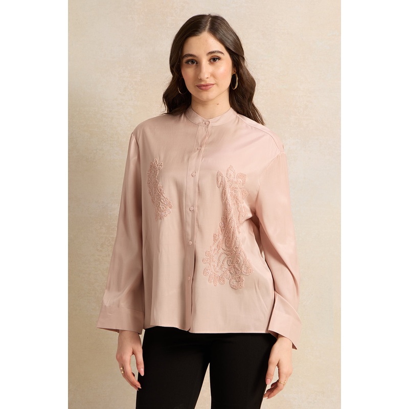 Women Pink Embellished Blouse|UK8|UK10|UK12|UK14|UK16|UK18