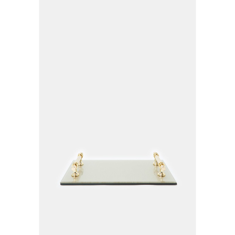 Gold Embellished Decorative Tray