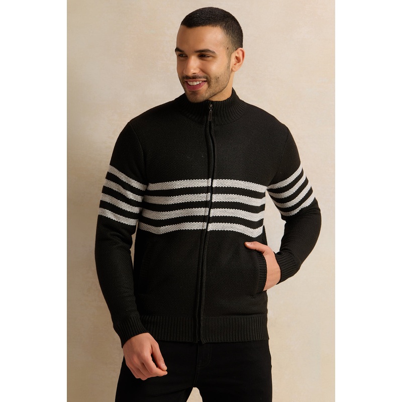 Men Charcoal Knitted Pullover|Small|Medium|Large|X-Large|XX-Large