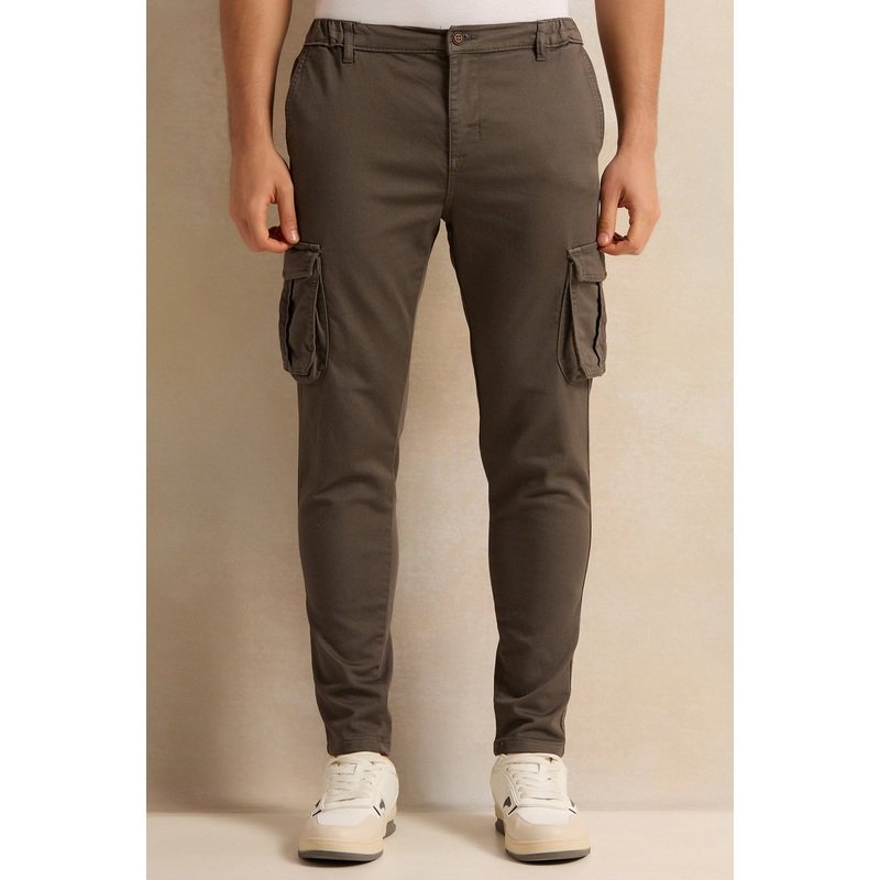 Men Grey Cargo Denim Jogger|Small|Medium|Large|X-Large|XX-Large