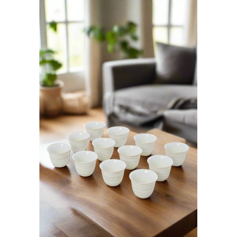 White Tea Set (12 Piece)