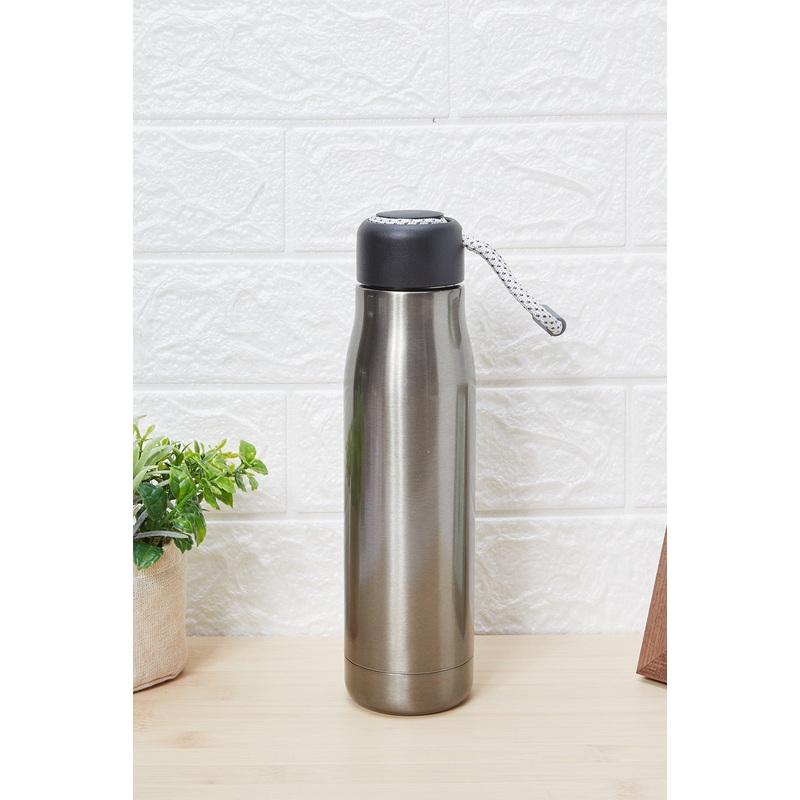 Black Metallic Water Bottle