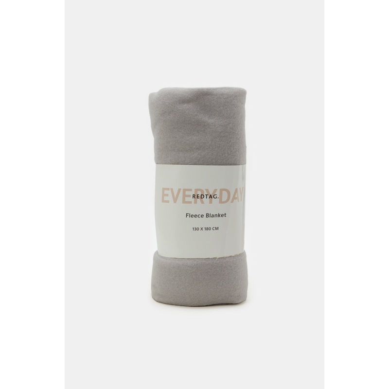 Grey Fleece Blanket (Single Size)