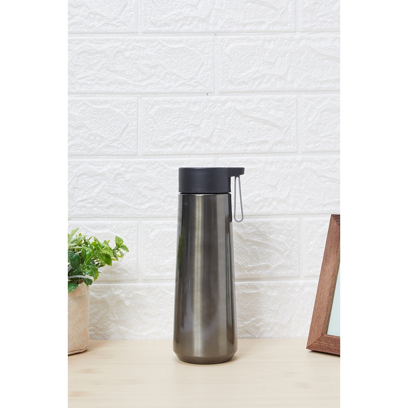 Grey Metallic Water Bottle