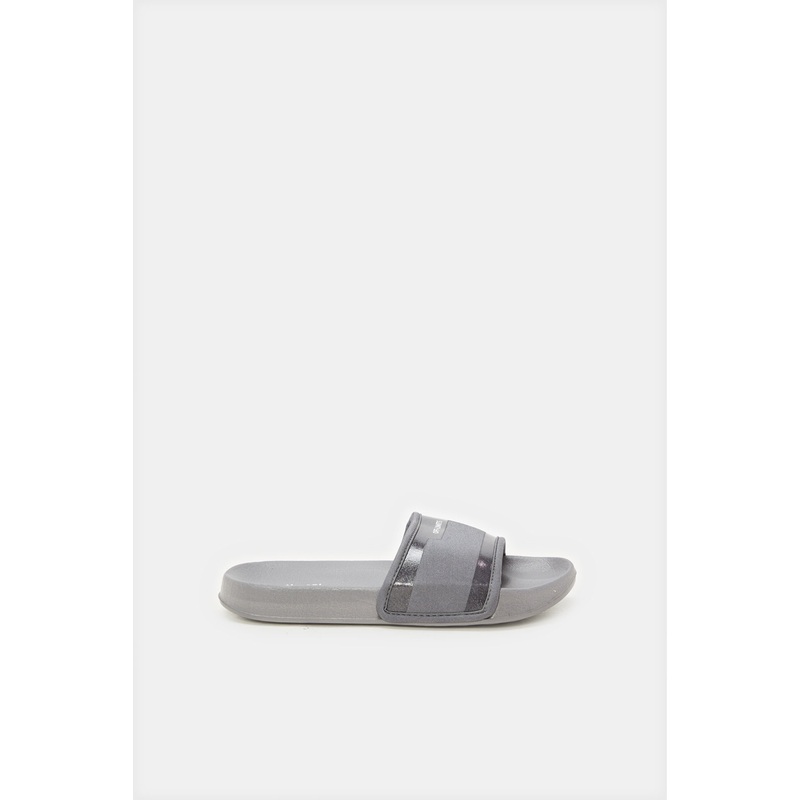 Senior Boys Grey Padded Slide|EU30|EU31|EU32|EU33|EU34|EU35
