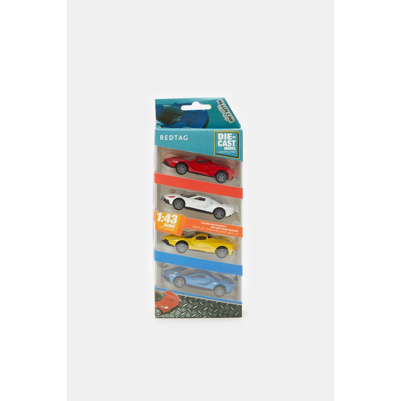 Assorted Die Cast Car Set (4 Piece)