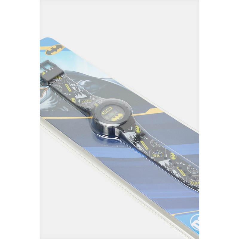 Boys Black Batman Digital Watch