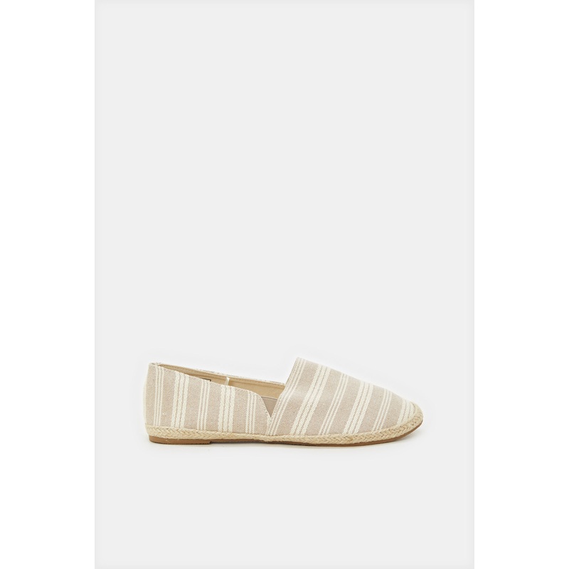 Women Beige Textile Upper Espadrille