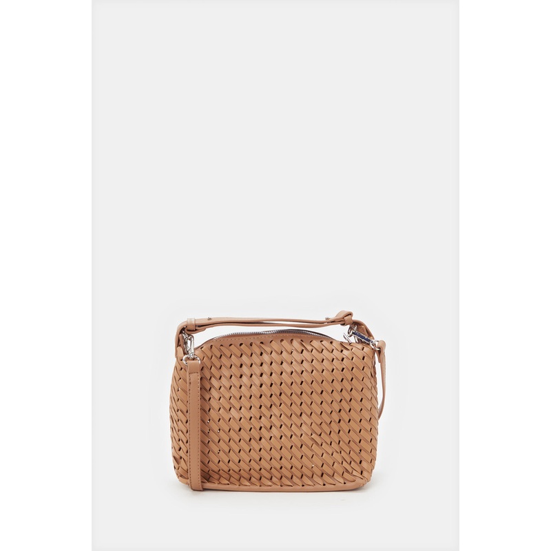 Women Brown Embellished Cross Body Bag