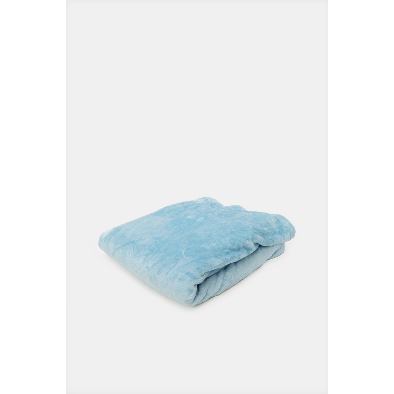 Blue Flannel Blanket (Single Size)