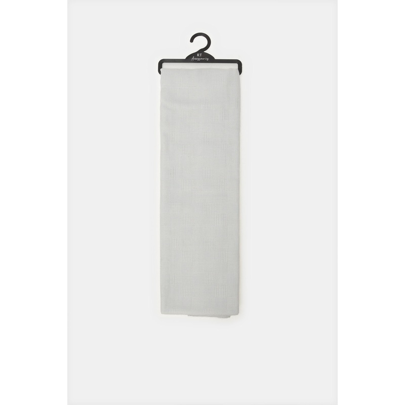 Girls Grey Solid Scarf