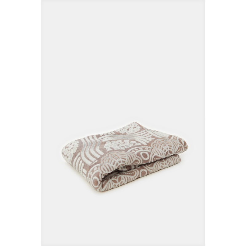 Grey Printed Blanket (Single Size)