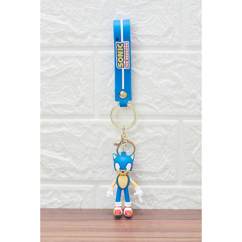 Blue Sonic Key Ring