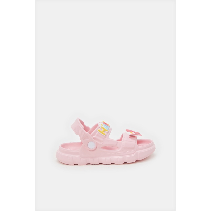 Girls Pink Bow Slide|EU24|EU25|EU26|EU27|EU28|EU29