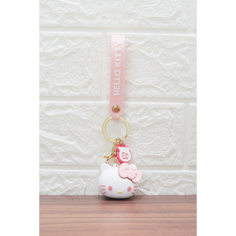 Pink Hello Kitty 3D Key Ring