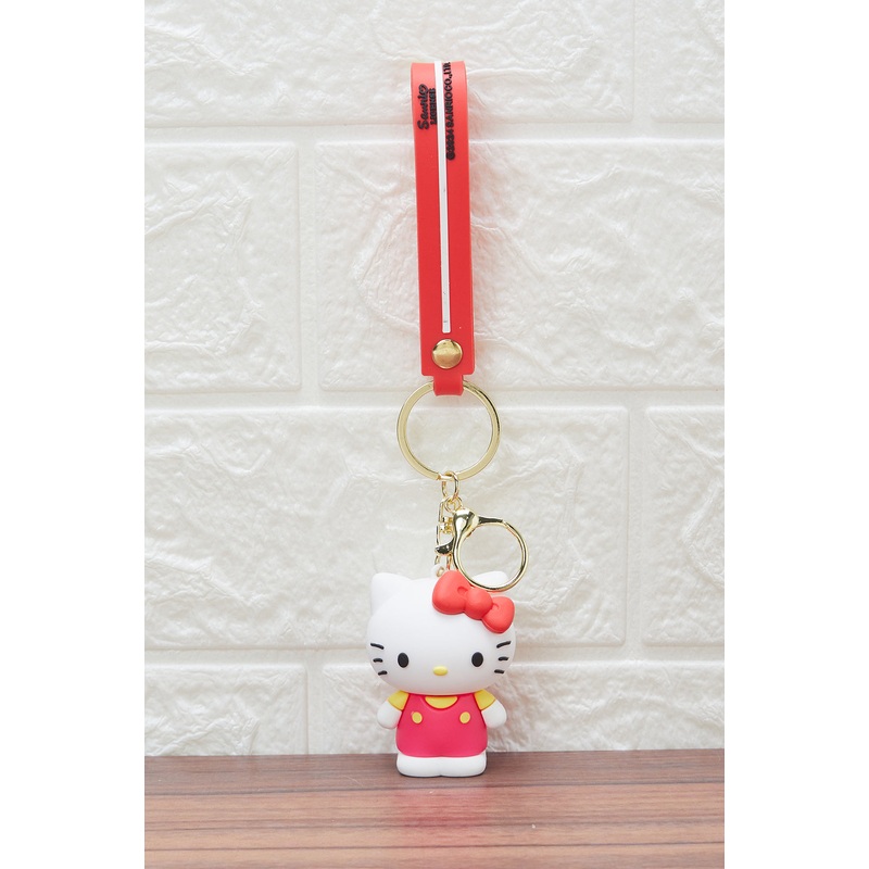 Red Hello Kitty Key Ring