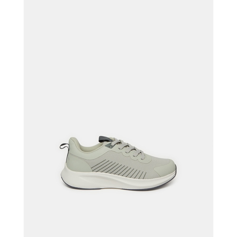 Senior Boys Grey Knit Trainers
