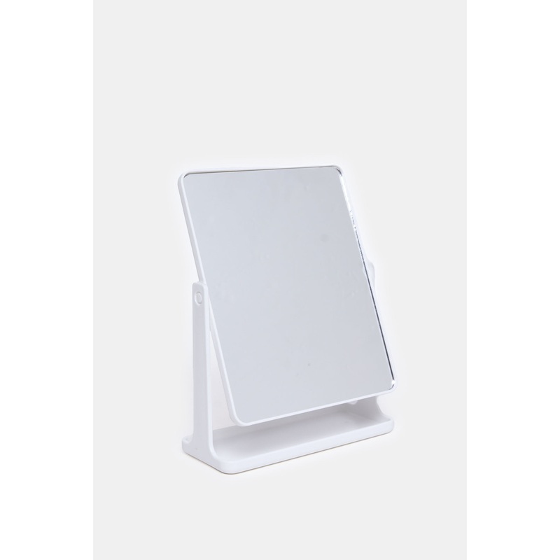 White Rectangle Bathroom Mirror
