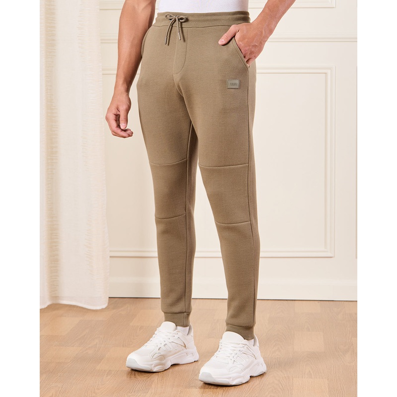 Olive Pique Table Active Pants