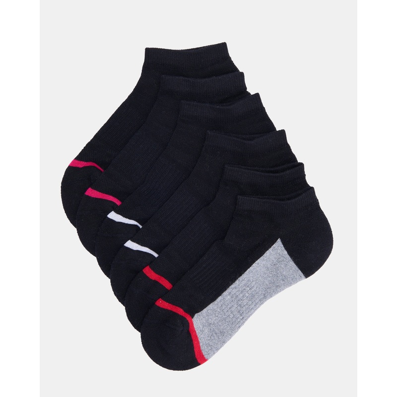 Senior Girls Black Ankle Socks Set (3 Pairs)