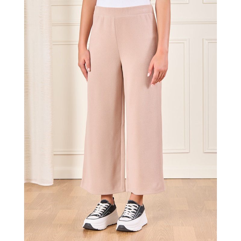 Senior Girls Pink Wide leg  Trouser
