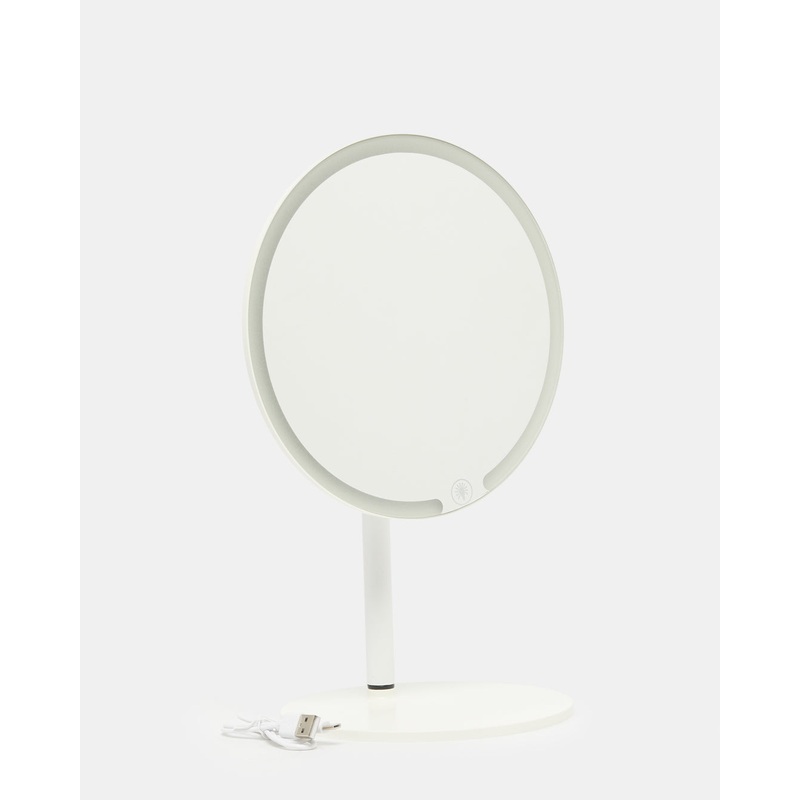 White Led Round Mirror