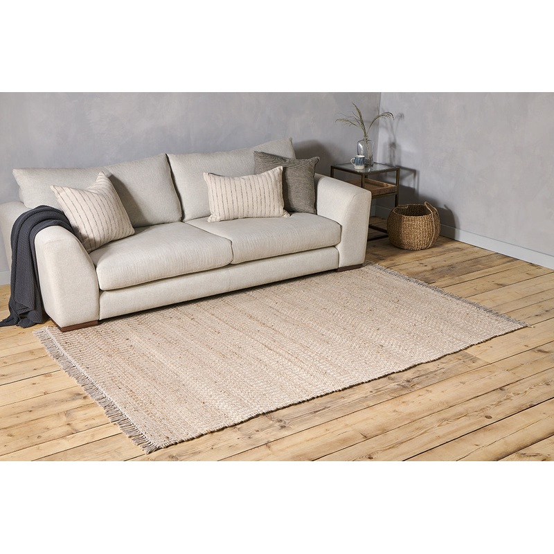 Gitika Cotton & Hemp Rug – Natural