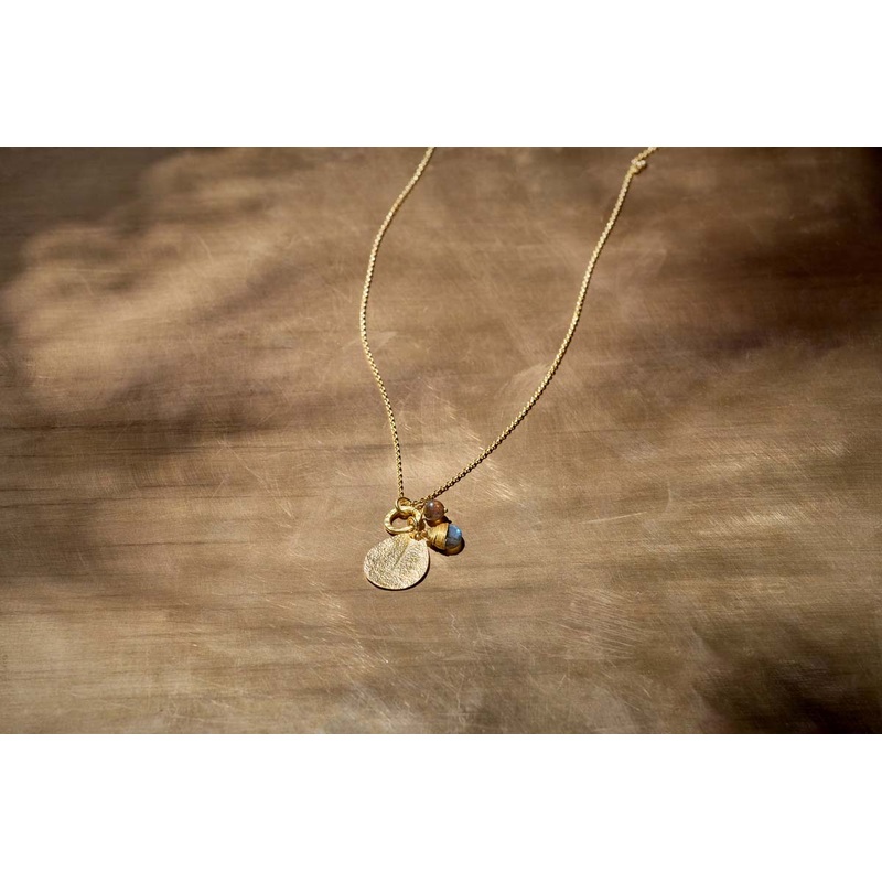 Idalia Labradorite Necklace|Gold|One Size