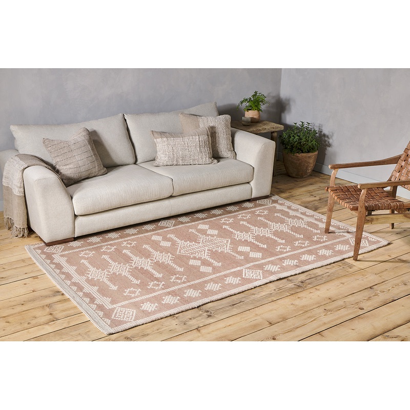 Kittale Wool & Recycled PET Rug – Dusty Pink