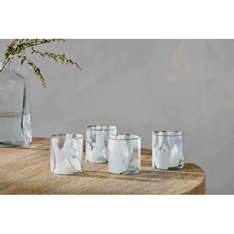 Lohara Tumbler – White (Set of 4)