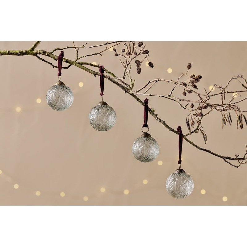 Patta Baubles – Clear – (Set of 4)
